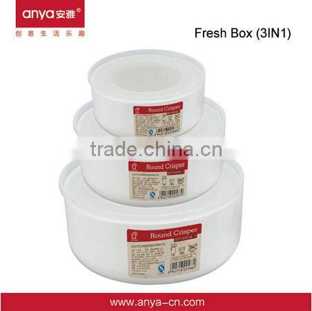 D571 M Square food storage plastic food storage container fresh box with eco-friendly material
