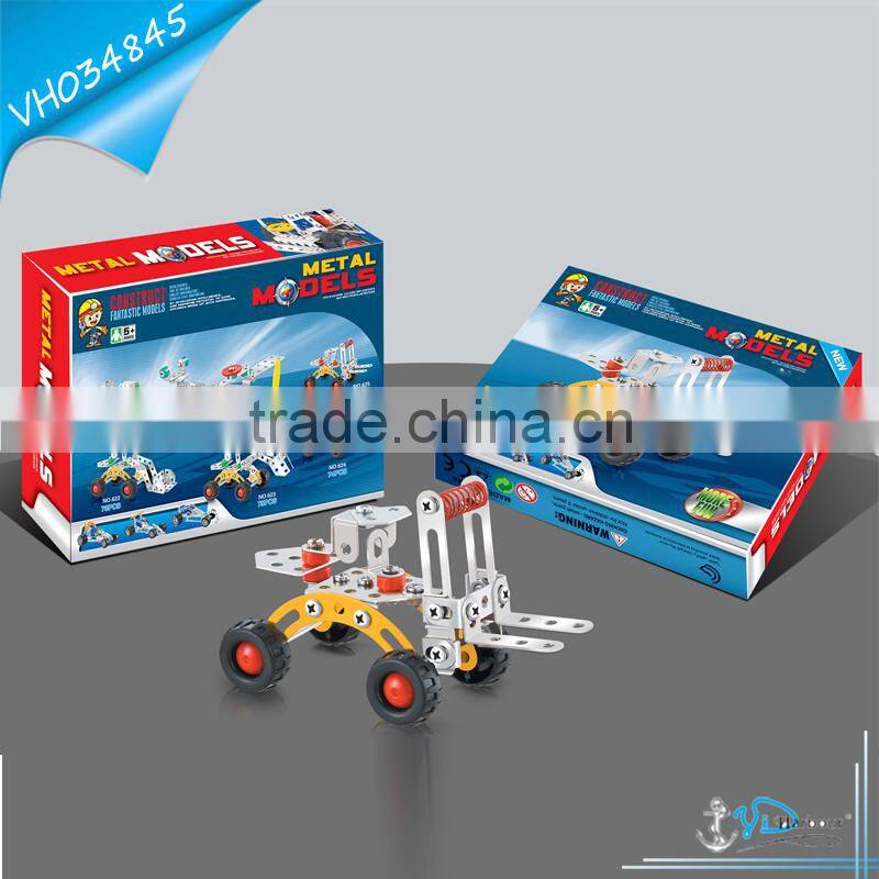 Intellectual DIY Metal Forklift Truck