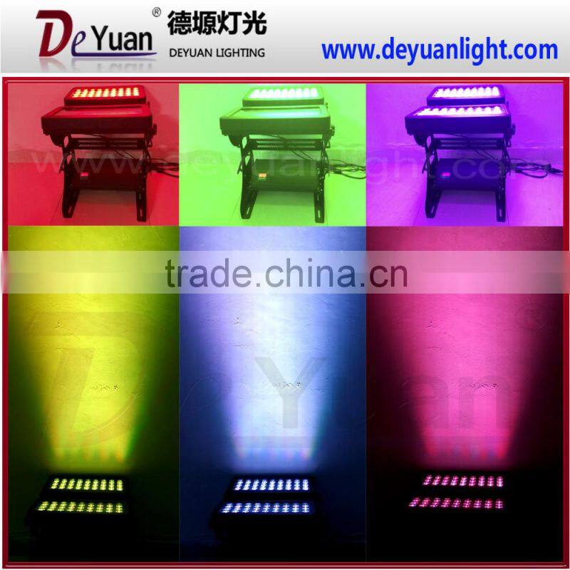 Factory price city color led 96*10W ip65 led wall washer light