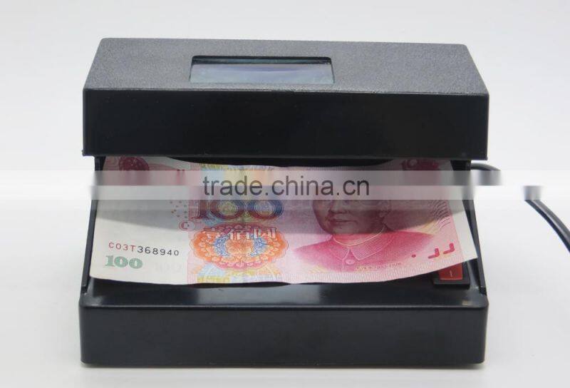 AC Power 2 IN 1 Magnifier 4W Blacklight UV Tube Money Detector Machine