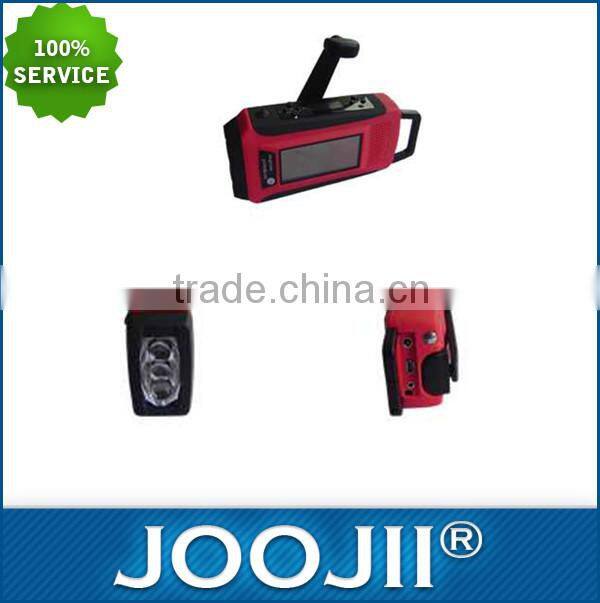 solar powered am/fm radio/dynamo hand crank flashlight radio/portable solar radio mp3 player