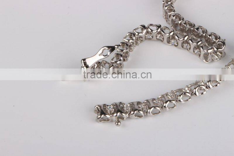2015 Hot Fashion Lady Men Gold Bracelet