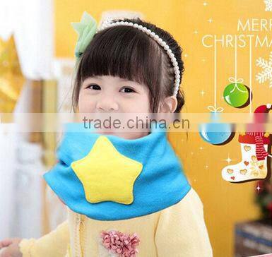 Wholesale Autumn Winter Newest Fashion Candy Color Star Pattern Kids Baby Infinity Scarf