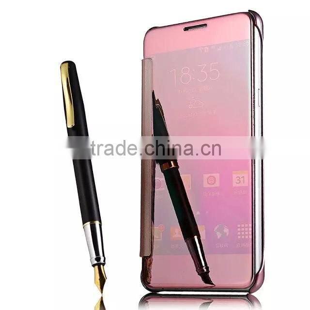 Mirror Clear View Slim Flip Leather Case Cover for huawei mate8