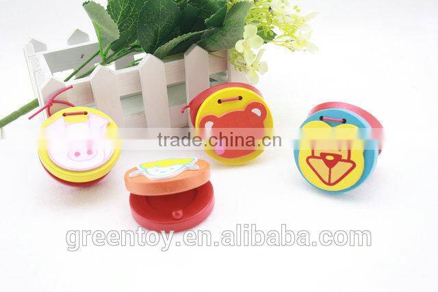 baby musical toys wooden castanets toy