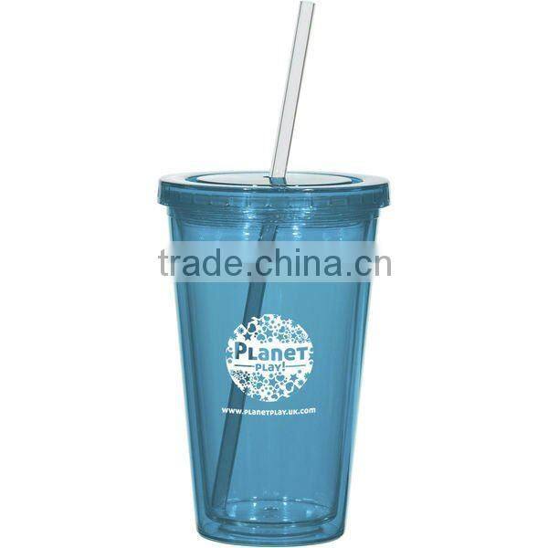 Plastic Double wall cup - 22OZ double wall tumbler 16oz