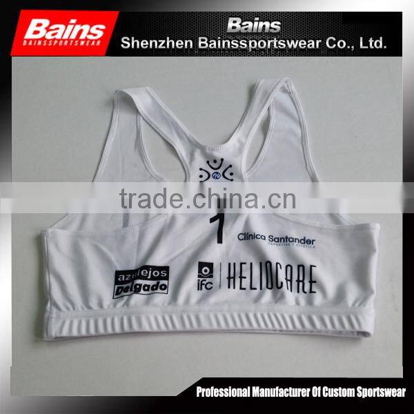 sublimation sports bra/cheerleading sports bra/custom sports bra