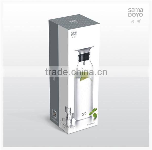 900ml Samadoyo borosilicate glass lemon bottle Guangzhou manufacturer