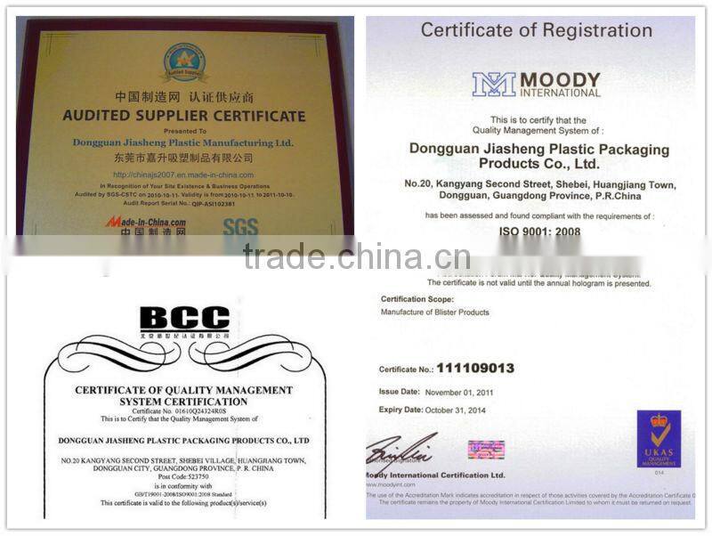 Printed Plastic Cylinder clamshell