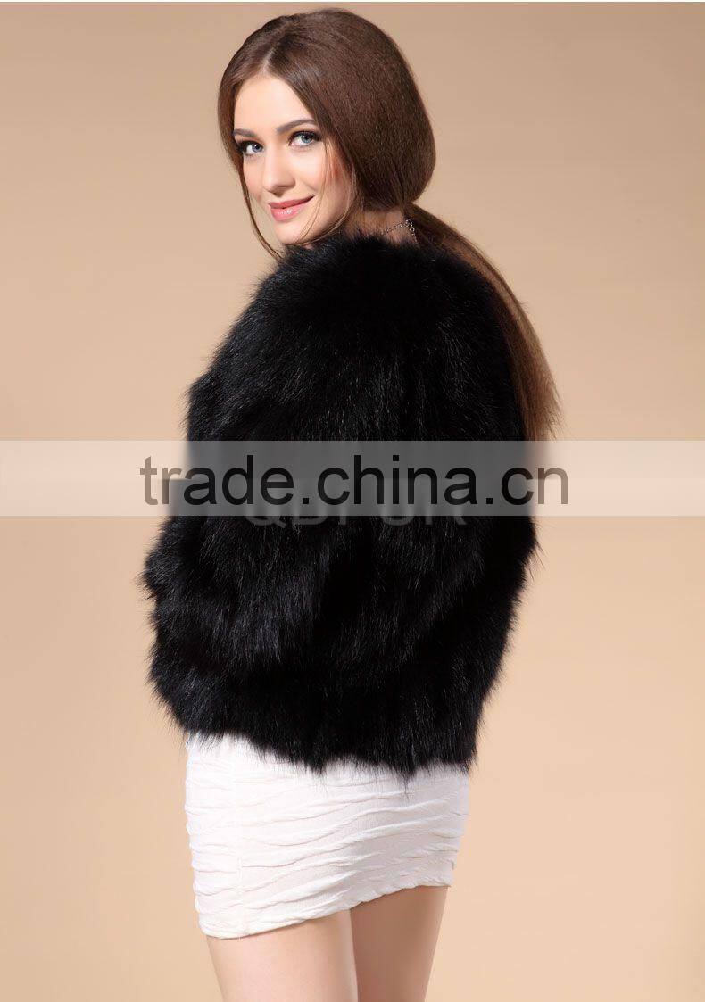 QD29363 4 Colour Korea Style Raccoon Fur Jacket From China