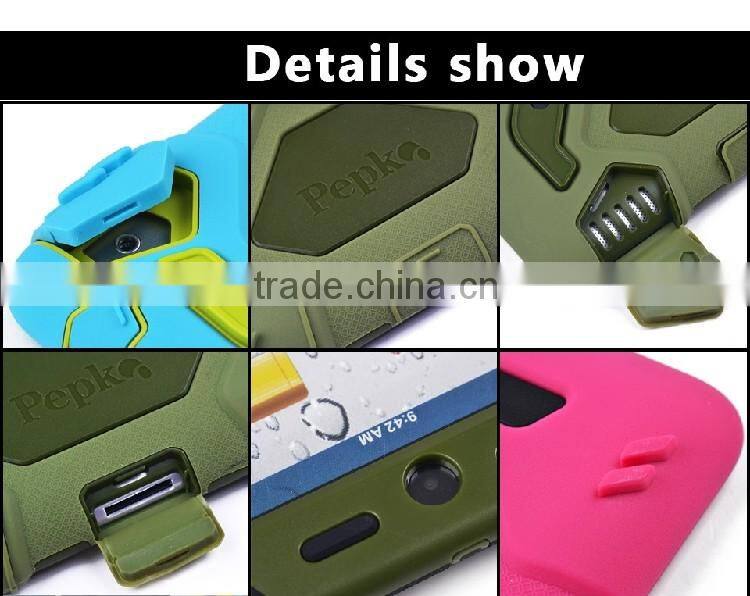 Hot Selling PEPKOO Brand Waterproof Shockproof Silicon TPE Protective Case For iPad Air 5/6 TB-0019