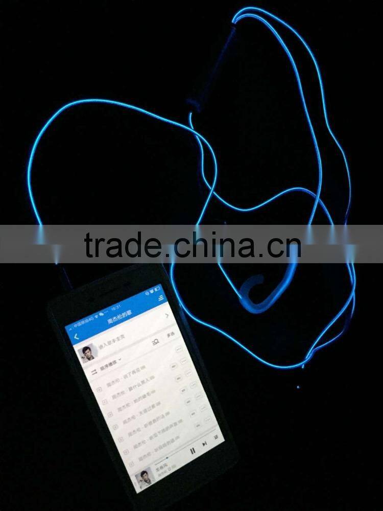 strong brightness el wire sunglasses ice blue lime green red led glasses with running light for Christmas party decoration