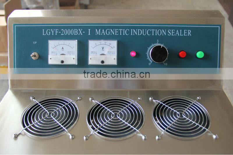 automatic tin cap induction capping machine
