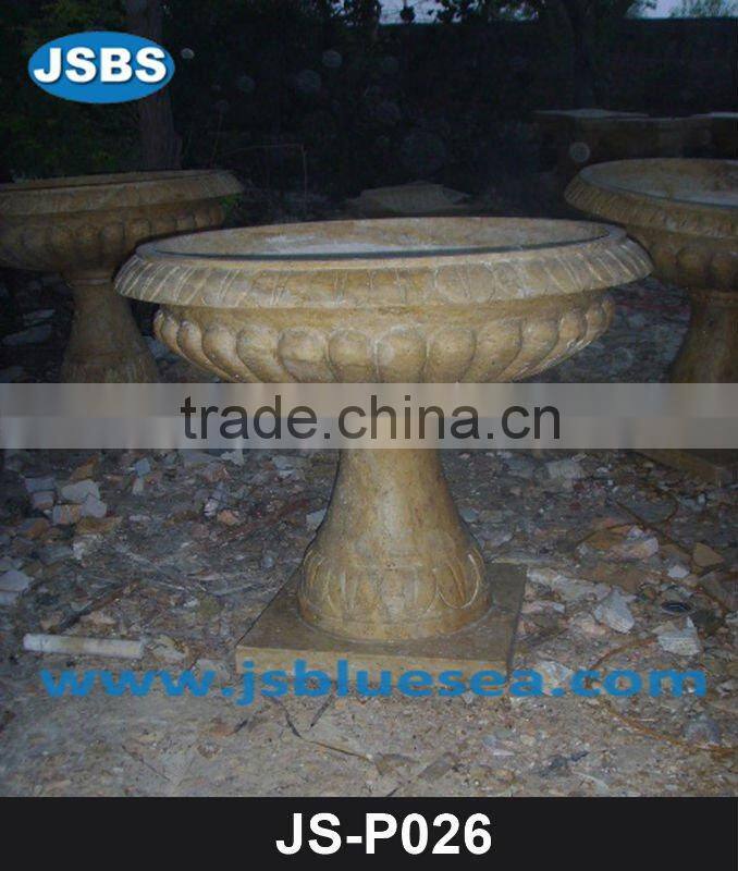 Antique marble planter