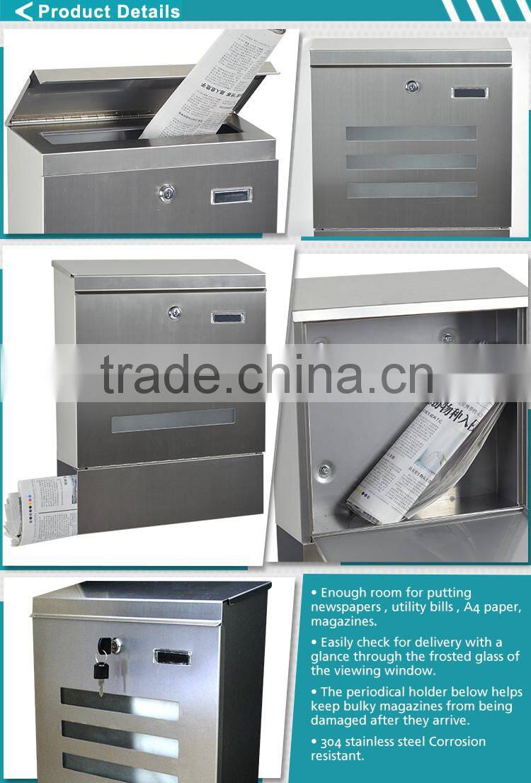 Guangdong Supplier New Style Wall Hanging Small Contemporary House Letterbox letterbox