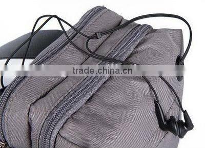grey polyester waist bag
