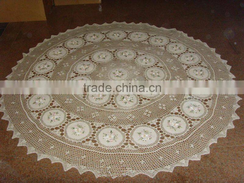 Home Decor 100% cotton handmade table cloth