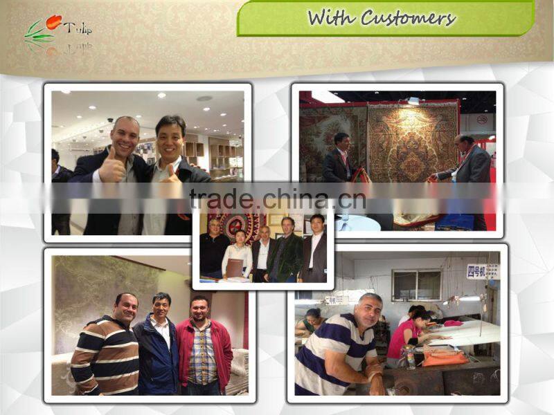 natural hand knotted silk rug handmade persian silk carpets for home hotel villa silk rug