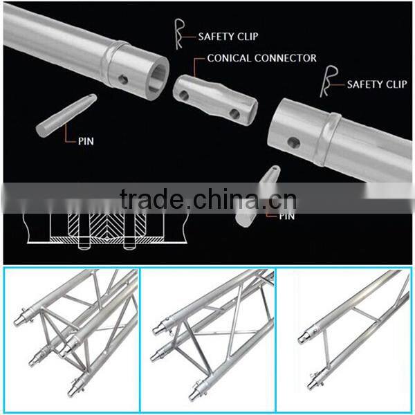 Square , triangle aluminum truss for trade show booth fashion show stage equipment runaway aluminum truss