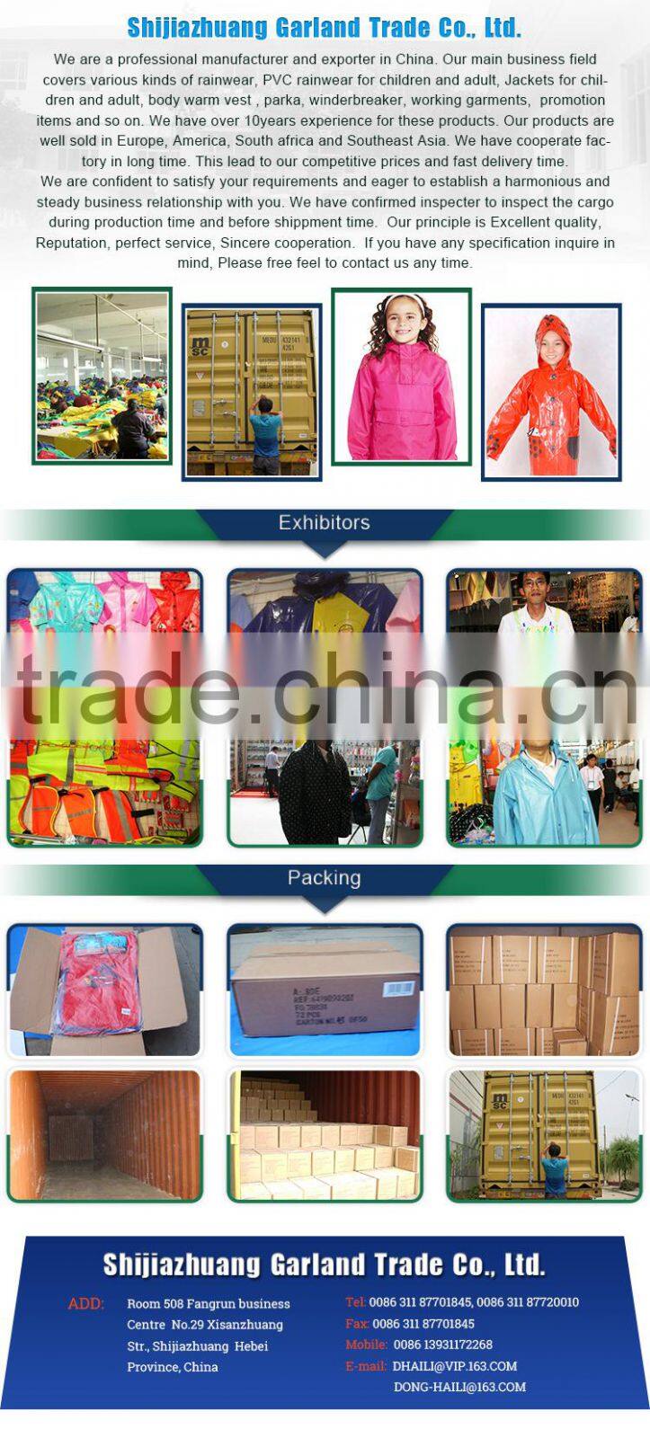 china supplier prices one piece pu rainwear