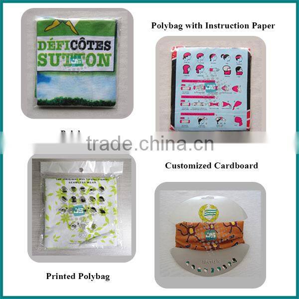 Microfiber Seamless Custom Printed Tubular Bandana