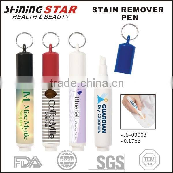 JS-09001 2015 new design pen shape factory price clothes stain remover 10ml