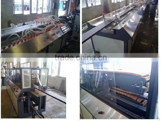 PVC window profile extrusion line