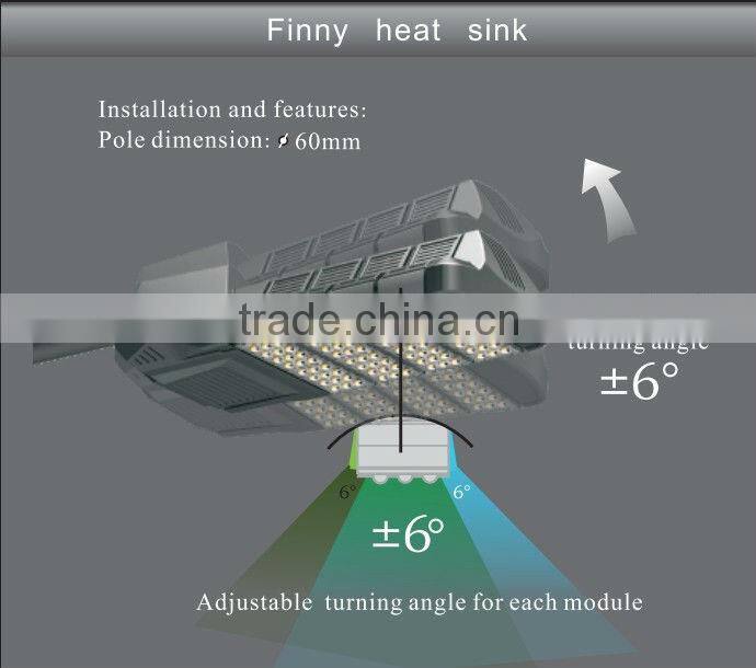 2013 High power led street lighting reflector cree chip+MW driver ce rohs tuv gs saa approved