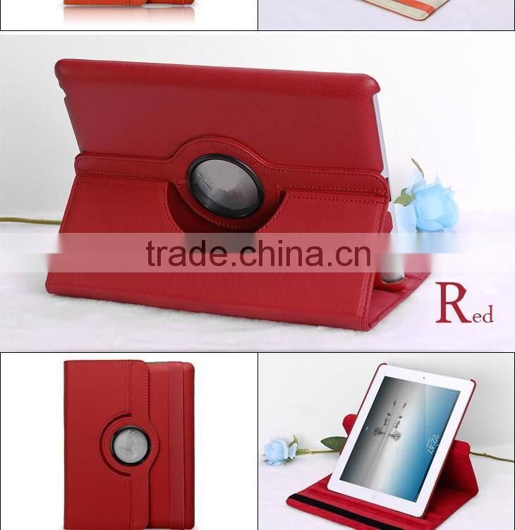 Rotating Tablet PC Leather Pouch for Apple iPad