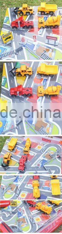 dts-10826301 diecast engineering truck 1:72 Emulational Die Cast Engineering Trucks Set (4pcs)