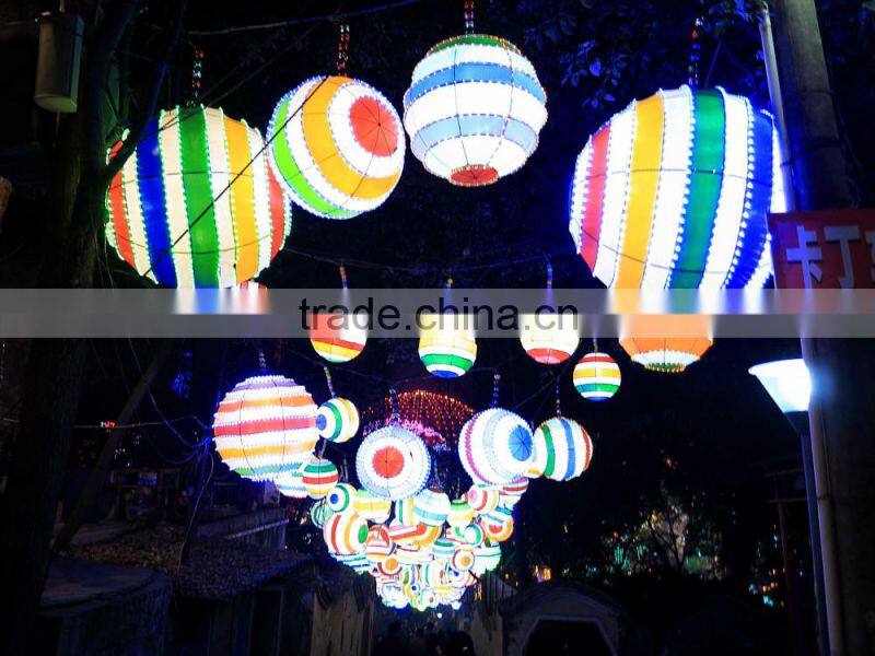 traditional silk atmosphere lantern