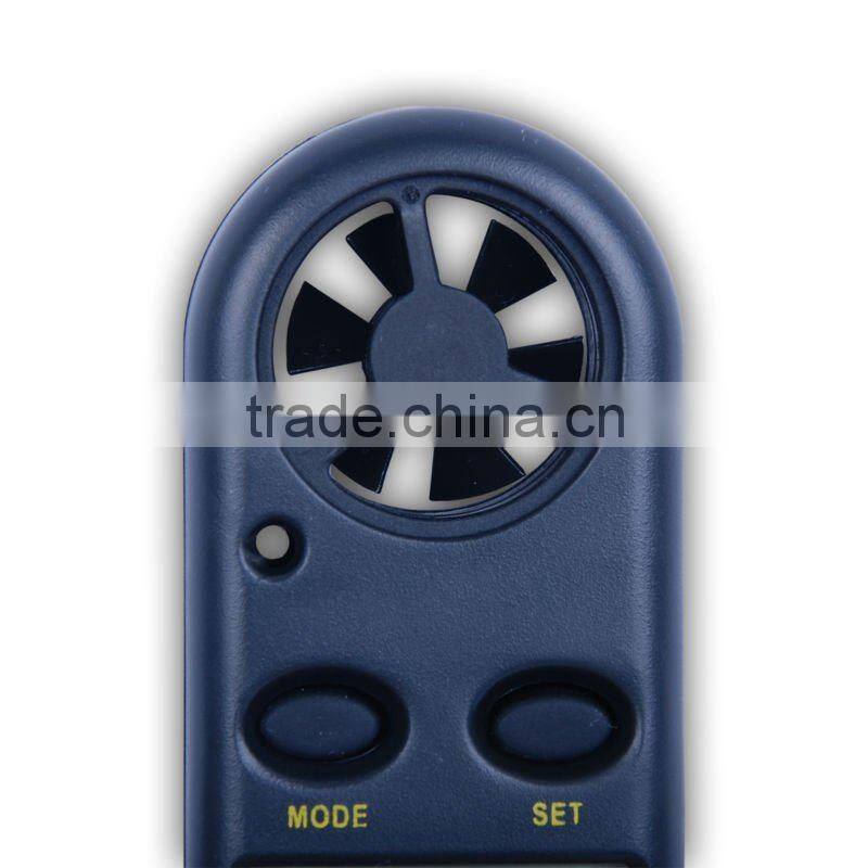 Thermometer Velocity Flow Meter Bar Graph C / F Air Wind Speed Anemometer