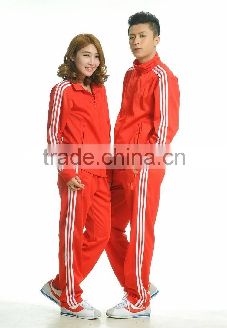 Fashion long sleeve competition training suit jogging jackets