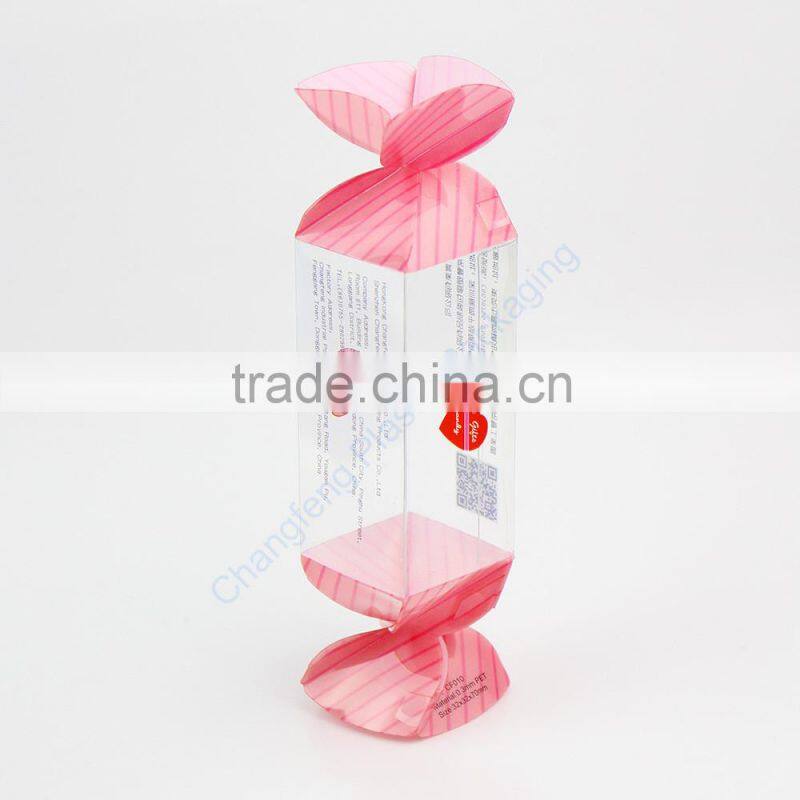 Creative Design Sweet Clear Plastic Candy Box