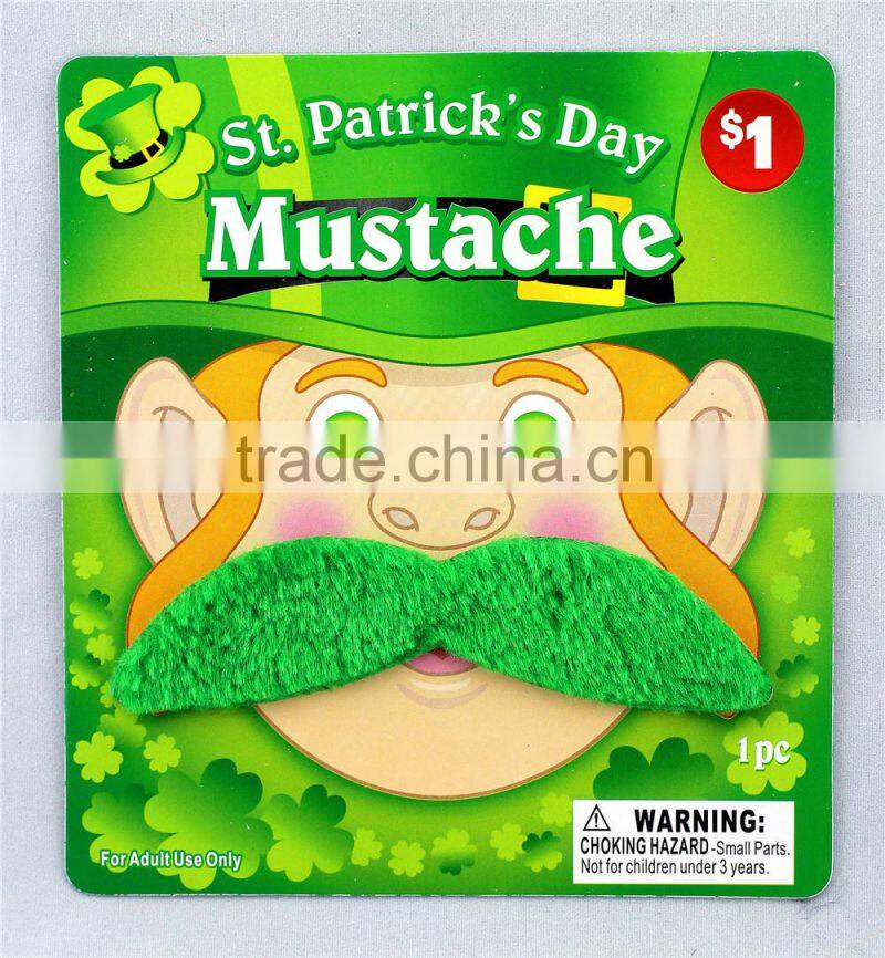 St. Patrick's Day mustache