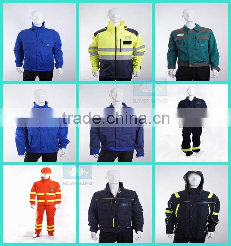 High quality flame resistant and antistatic safety oil working coveralls with EN ISO 11612