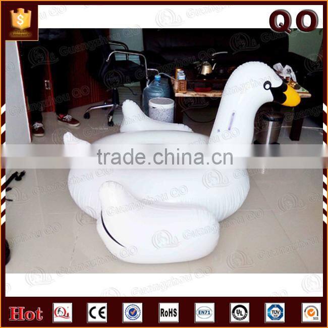 Excellent quality safety airtight inflatable swan float