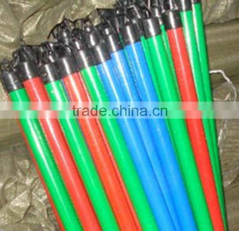 EXCELLENT DESIGN pvc coated wood mop stick with PERFECT WORKMANSHIP