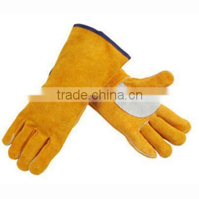 WG2008 Golden Patched Palm Welding Gloves