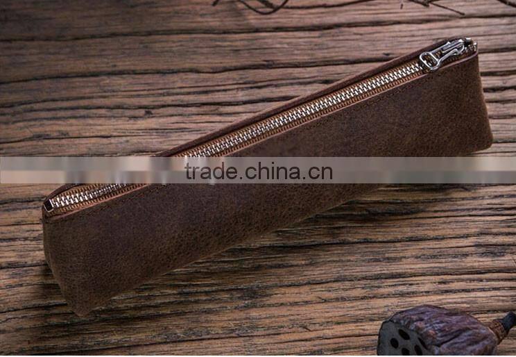 Wholesale leather pen case/pen holder/pen pouch