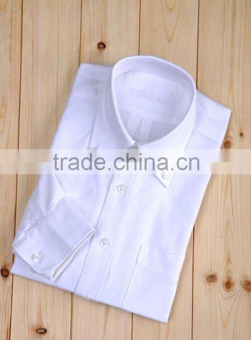 Cheap white dress shirts for man plain shirt