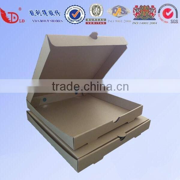 China factory custom printed corrugated carton pizza box for sale