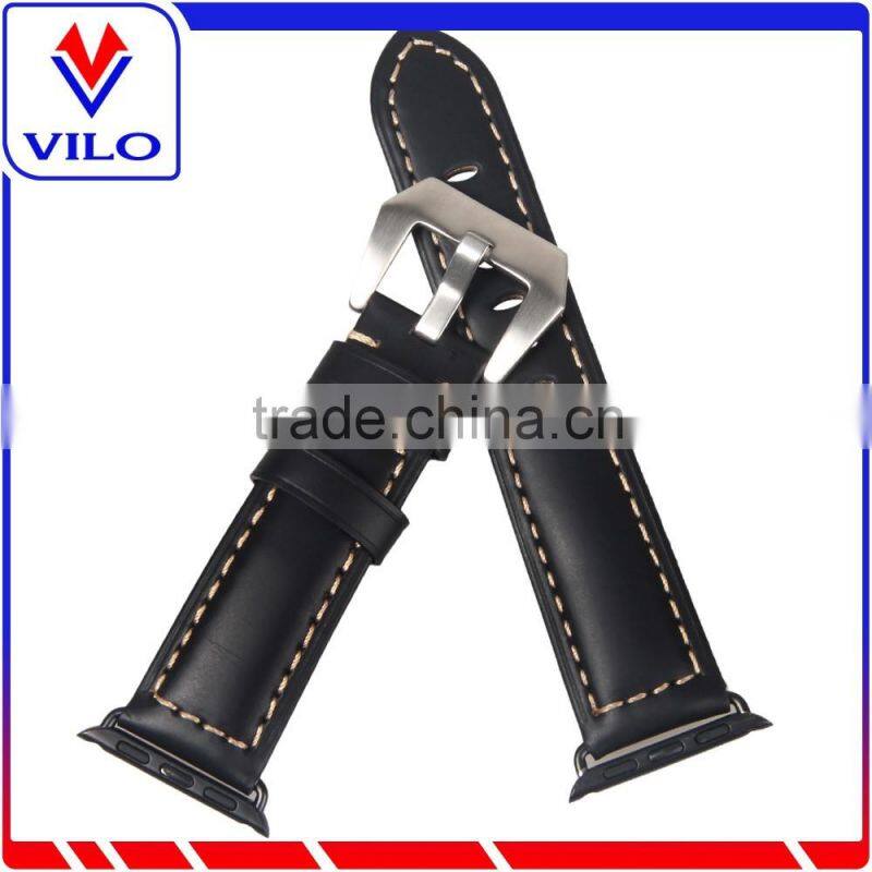 For Apple Watch Leather Loop Band,1:1 Original Magnetic Genuine Leather Loop Band for Apple Watch