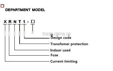 High voltage HRC fuses for transformer protection Length=605mm