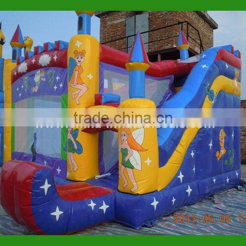 High quality cheap bright-colored castle inflatable bouncer