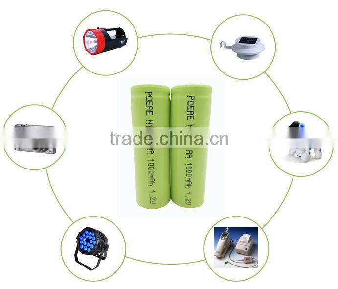 1.2 v Ni-MH AA600mAh rechargeable battery
