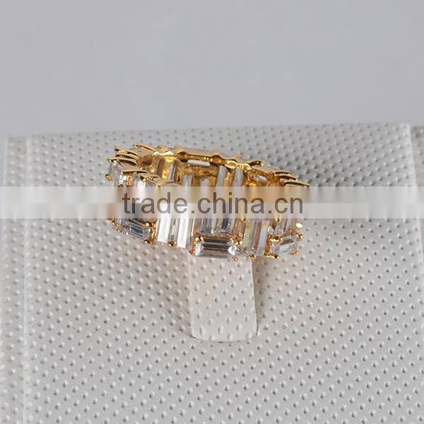 Wholesale Jewelry Princess Cut CZ Diamond Silver ring
