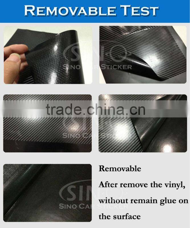 Glossy Grey 4D Carbon Fiber Vinyl Car Stickeres1.52x30M