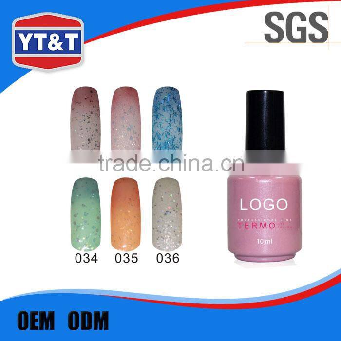 Beautiful Choice Different Colors Thermal Gel Nail Polish Color Change