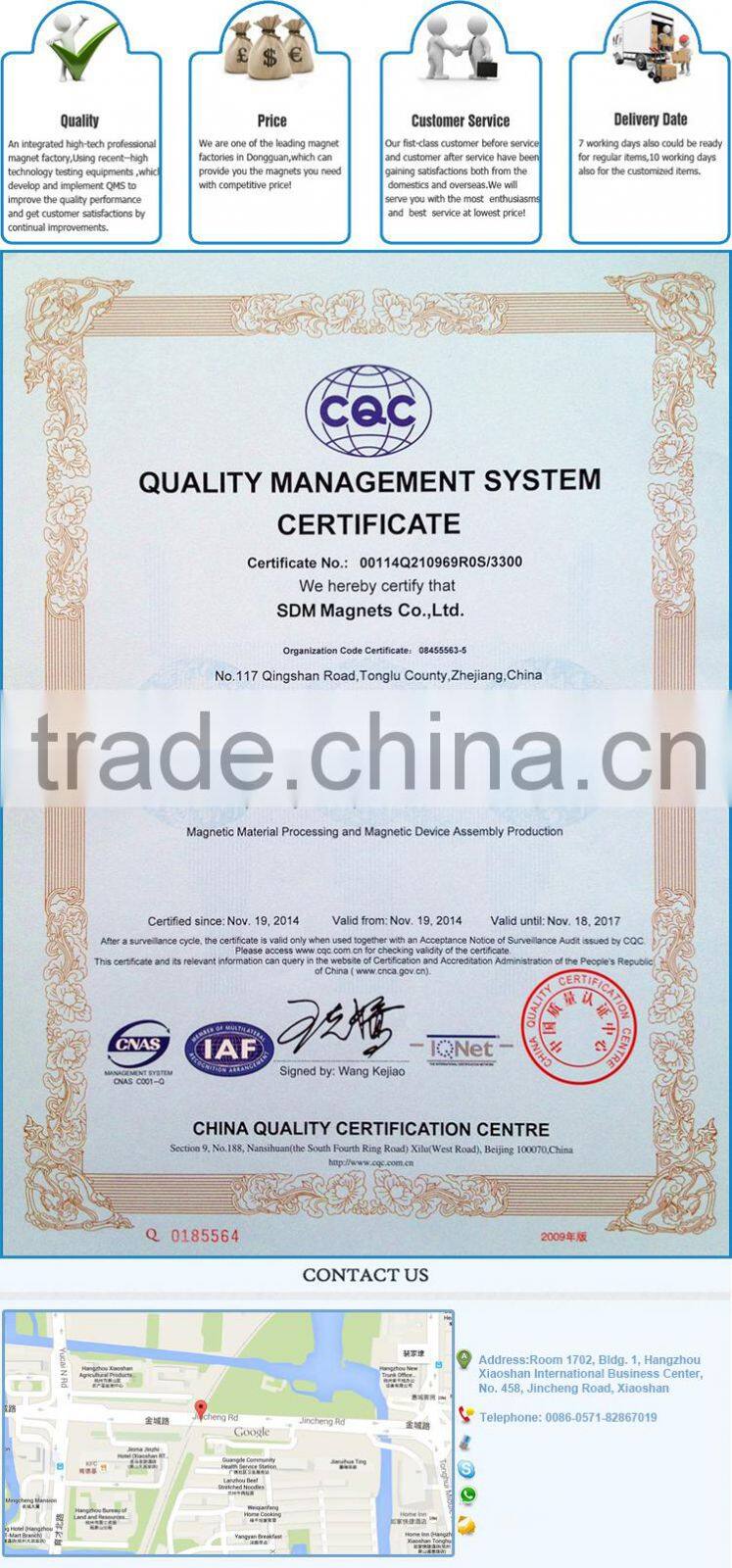 High performance machining technologies alnico magnets